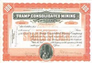 Tramp Consolidated Mining Co. - Stock Certificate