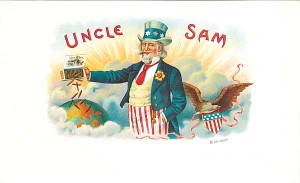 Cigar Box Labels - Uncle Sam