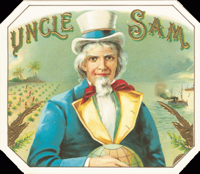 Cigar Box Labels - Uncle Sam