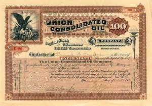 Union Consolidated Oil Co. - Stock Certificate