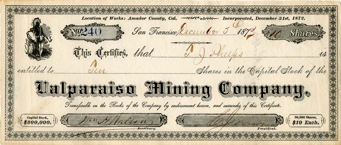 Valparaiso Mining Co.