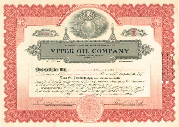 Vitek Oil Co.