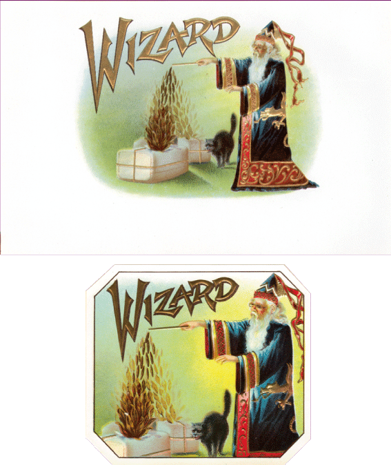 Cigar Box Labels - Wizard
