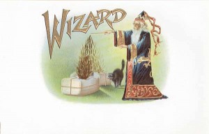Cigar Box Label "Wizard"